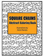 Square Chains Abstract Coloring Book